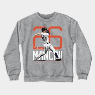 Trey Mancini Houston Bold Number Crewneck Sweatshirt